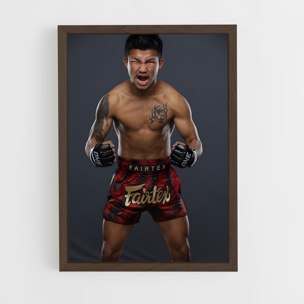 Poster jitmuangnon Rodtang – affiche MMA (vue 5)